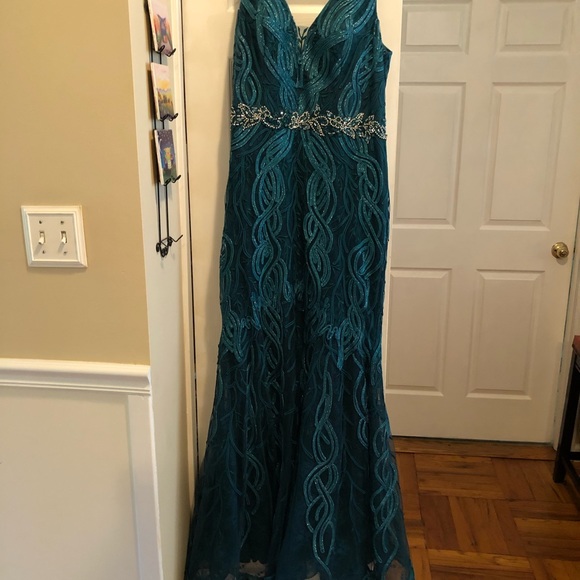 Montage evening gown